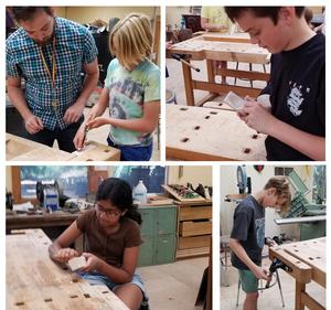 5th Grade Woodworking Class