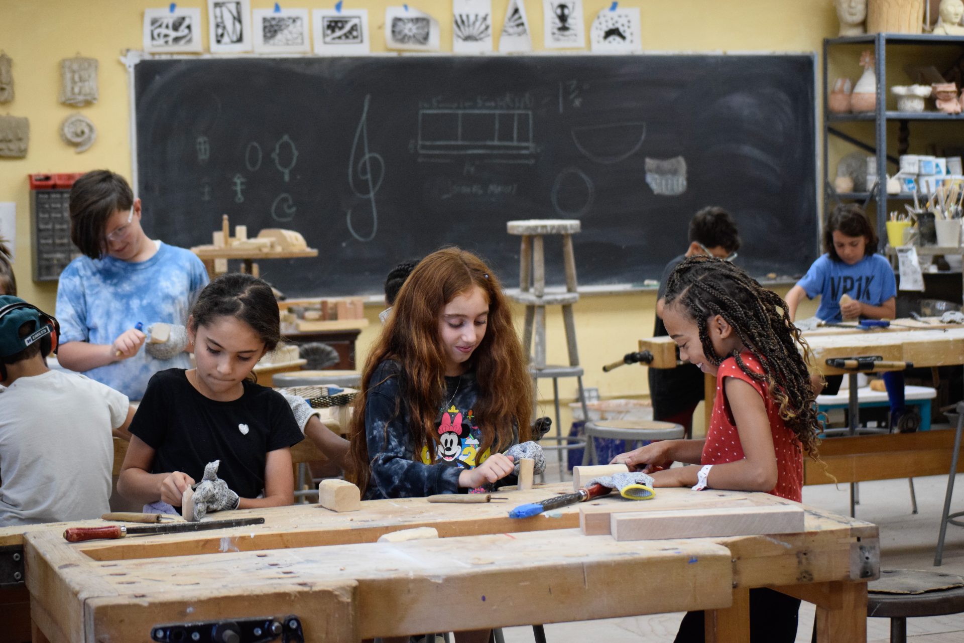 4th Grade Woodworking Class